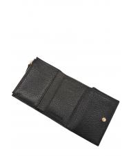 COCCINELLE METALLIC SOFT Cartera peque&ntilde;a en piel texturizada negro - Carteras Mujer - 4