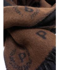 POLLINI ALL OVER Jacquard por toda la prenda marr&oacute;n oscuro - Bufandas - 3