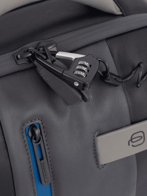 Mochila URBAN, puerto para PC de 15.6 ", con sistema antirrobo gris negro - Mochilas para portátil