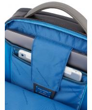 PIQUADRO Mochila URBAN, puerto para PC de 15.6 ", con sistema antirrobo gris negro - Mochilas para portátil - 6