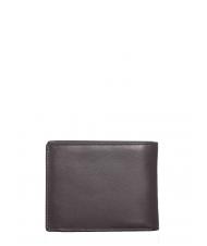 AERONAUTICA MILITARE TARGET Billetera de cuero negro - Carteras Hombre - 3