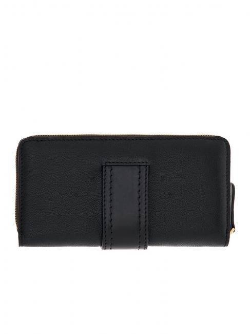 BICE Cartera grande de piel Oro negro - Carteras Mujer