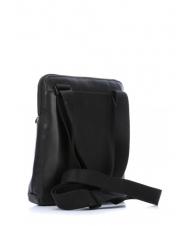 PIQUADRO PULSE Bolso de cuero negro - Bandoleras Hombre - 3