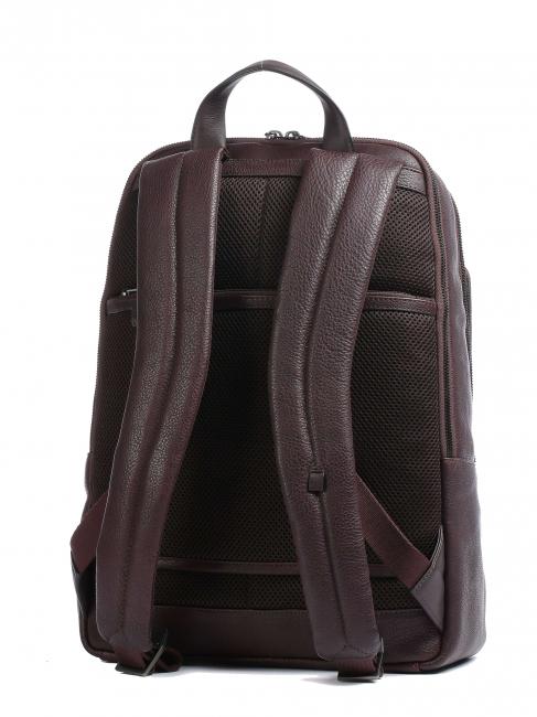 RONNIE Mochila para portátil 14", en piel BROWN - Mochilas para portátil
