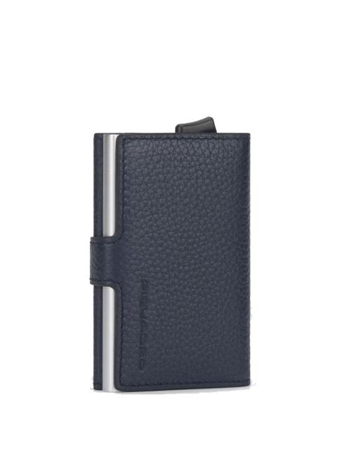 MODUS RESTYLG Tarjetero de piel azul - Carteras Hombre