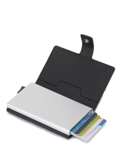 MODUS RESTYLG Tarjetero de piel negro - Carteras Hombre