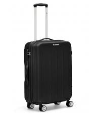 R RONCATO FLIGHT Juego de 3 carros portaequipajes de mano, mediano, grande negro - Set Trolley - 4