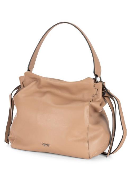AVANA Bolso saco de piel barro - Bolsos Mujer