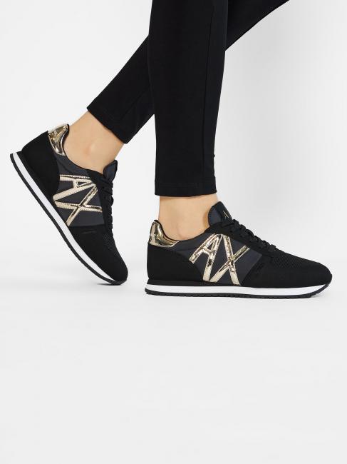 RIO Zapatillas negro / dorado - Zapatos Mujer