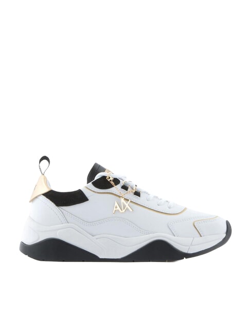 Sneaker running in pelle Zapatillas opt.wht + negro + oro - Zapatos Mujer