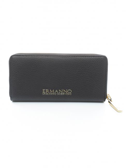 EBA Cartera con cremallera alrededor negro - Carteras Mujer