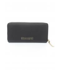 ERMANNO SCERVINO EBA Cartera con cremallera alrededor negro - Carteras Mujer - 3