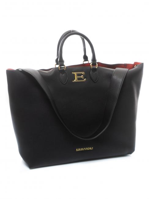 NATASHA Bolso shopper de mano, con bandolera negro - Bolsos Mujer