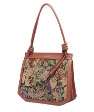 COCCINELLE ALLURE Tapestry Bolso bandolera con bordado de tela mult.almo / cinna - Bolsos Mujer - 2