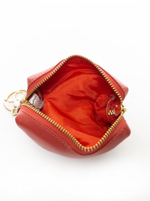 Bustina portachiavi in pelle  rojo - Llaveros