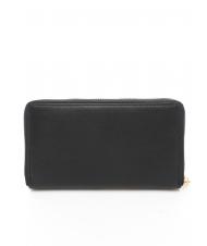 ROCCOBAROCCO Portafoglio grande zip around in pelle  negro - Carteras Mujer - 3