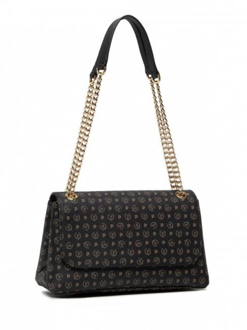 HERITAGE Bolso bandolera mediano negro - Bolsos Mujer