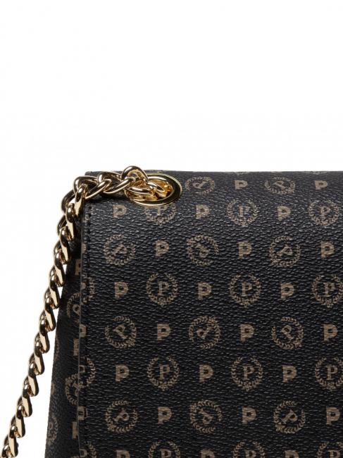 HERITAGE Bolso bandolera mediano negro - Bolsos Mujer