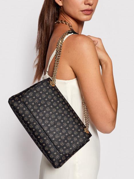 HERITAGE Bolso bandolera mediano negro - Bolsos Mujer