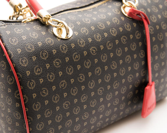 Heritage Classic Bolso bowling de mano, con bandolera laca negra - Bolsos Mujer