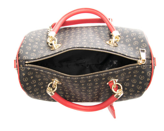 Heritage Classic Bolso bowling de mano, con bandolera laca negra - Bolsos Mujer