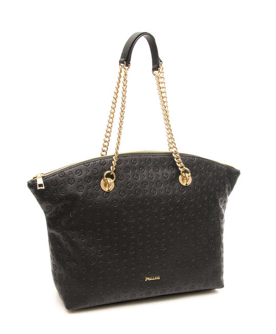 Embossed Heritage Bolso de hombro negro - Bolsos Mujer