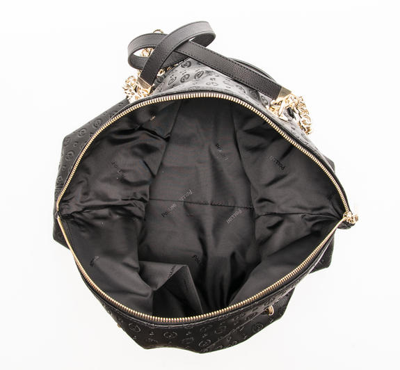 Embossed Heritage Bolso de hombro negro - Bolsos Mujer
