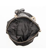 POLLINI Embossed Heritage Bolso de hombro negro - Bolsos Mujer - 5