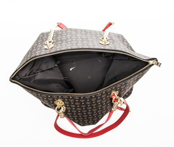 Tapiro Bolso de hombro laca negra - Bolsos Mujer