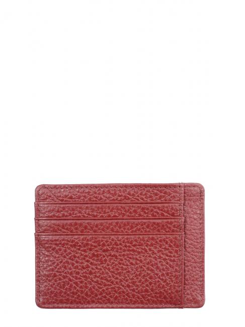 TIFFANY  Tarjetero de piel rojo - Carteras Hombre