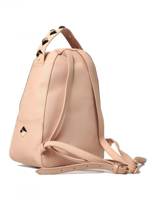 SQUARED STUDS Mochila con tachuelas y cremallera arena cubana - Bolsos Mujer