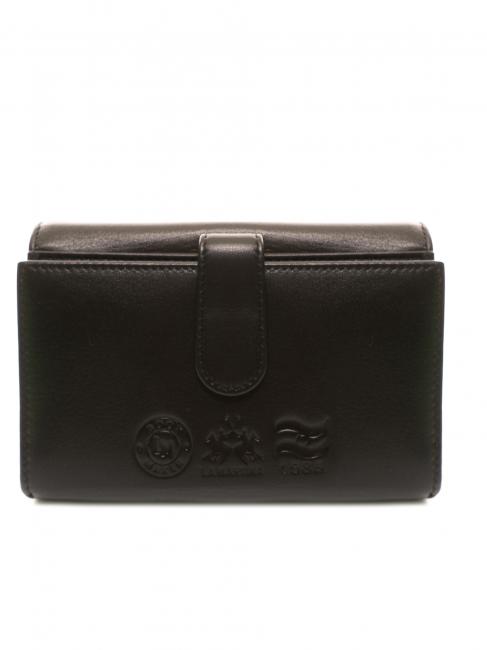 HERITAGE Billetera de cuero negro - Carteras Mujer