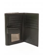 LA MARTINA HERITAGE Billetera de cuero negro - Carteras Mujer - 4
