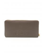 LA MARTINA HERITAGE Cartera de piel con cremallera gris pardo - Carteras Mujer - 3