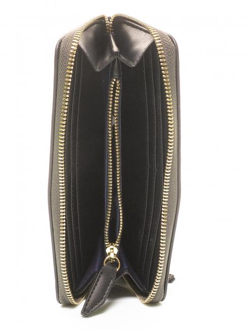 GERALDINA Cartera con cremallera alrededor GRIS - Carteras Mujer