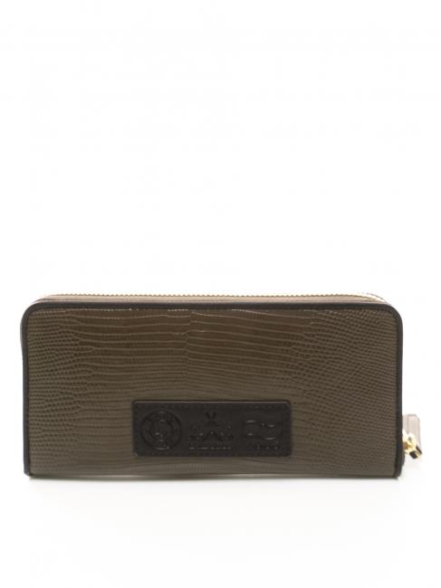 GERALDINA Cartera con cremallera alrededor GRIS - Carteras Mujer