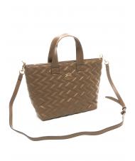 LA MARTINA ANGELINA Bolso shopper de mano, con bandolera gris pardo - Bolsos Mujer - 2