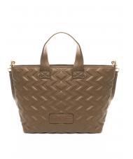 LA MARTINA ANGELINA Bolso shopper de mano, con bandolera gris pardo - Bolsos Mujer - 4