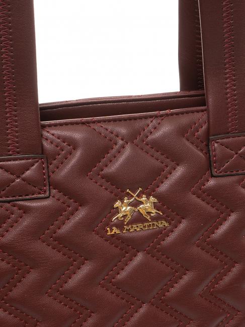 ANGELINA Bolsa de la compra borgo&ntilde;a - Bolsos Mujer