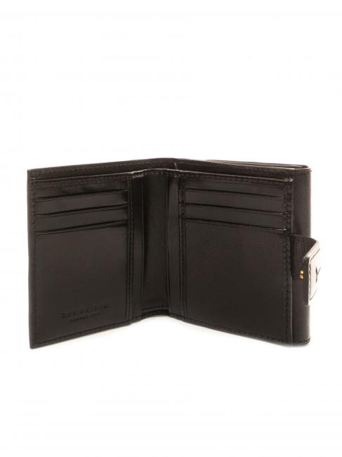 LEDA Billetera de cuero Oro negro - Carteras Mujer