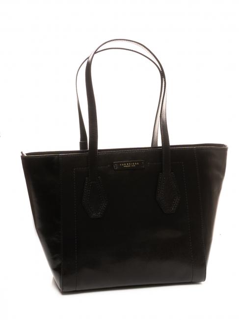 GIOVANNA Bolso shopping mediano en piel Oro negro - Bolsos Mujer