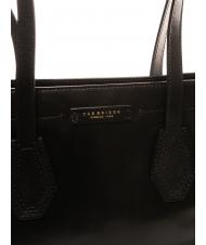 THE BRIDGE GIOVANNA Bolso shopping mediano en piel Oro negro - Bolsos Mujer - 3