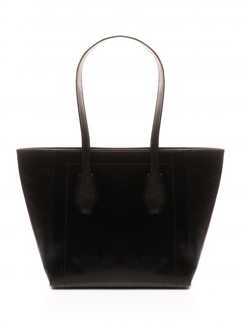 GIOVANNA Bolso shopping mediano en piel Oro negro - Bolsos Mujer