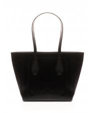 THE BRIDGE GIOVANNA Bolso shopping mediano en piel Oro negro - Bolsos Mujer - 4