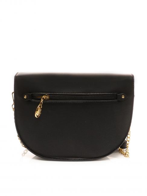 ANGELINA Bolso bandolera con solapa negro - Bolsos Mujer