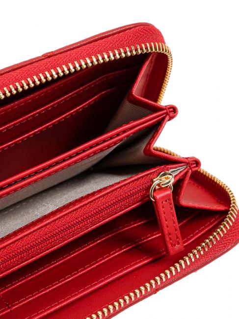 Portafoglio Trapuntato Cremallera alrededor amapola - Carteras Mujer