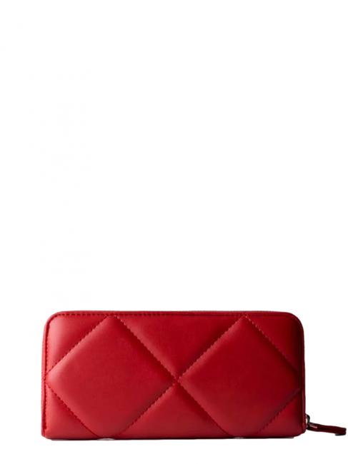 Portafoglio Trapuntato Cremallera alrededor amapola - Carteras Mujer