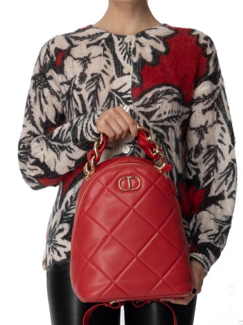 CHERIE Con asa de cadena amapola - Bolsos Mujer