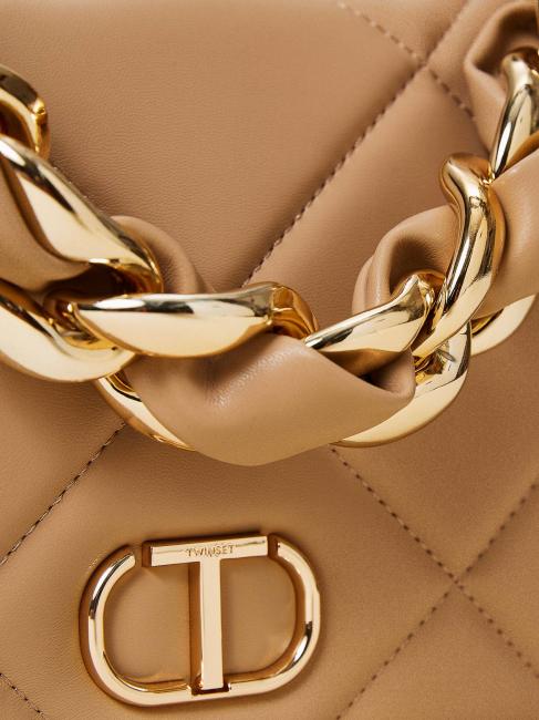 CHERIE Bolso de mano, con bandolera madera clara - Bolsos Mujer