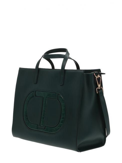 Borsa a mano Con bandolera extra&iacute;ble verde oscuro - Bolsos Mujer